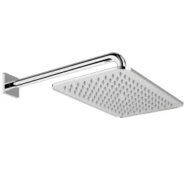 Wall square rain shower head 222 342 mm